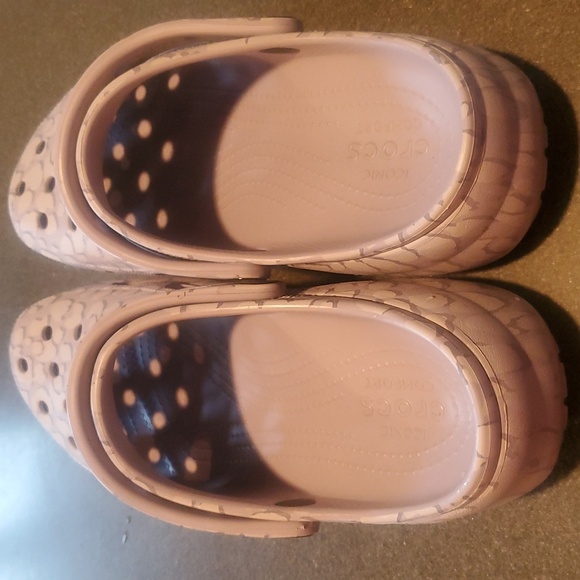 CROCS Mauve Mist/Violet Classic Sz 10 Platform Mules/Clogs Sandals NWOT - Picture 10 of 11